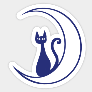 Moon Cat Sticker